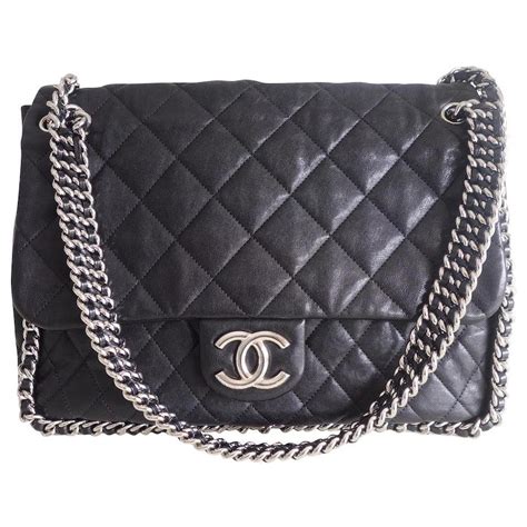 chanel chain all around bag|chanel chain around bag On Sale .